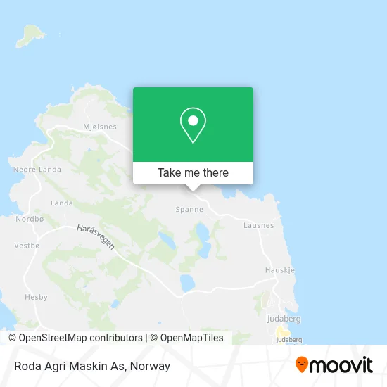 Roda Agri Maskin As map
