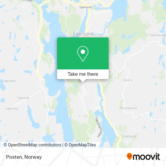 Posten map