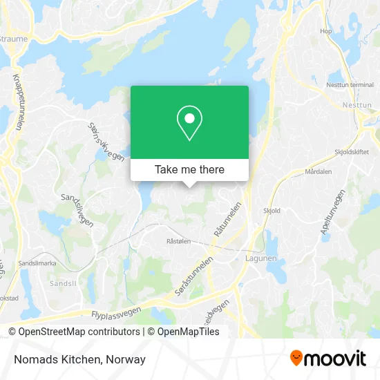Nomads Kitchen map