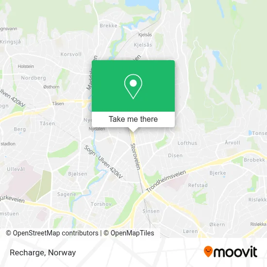 Recharge map