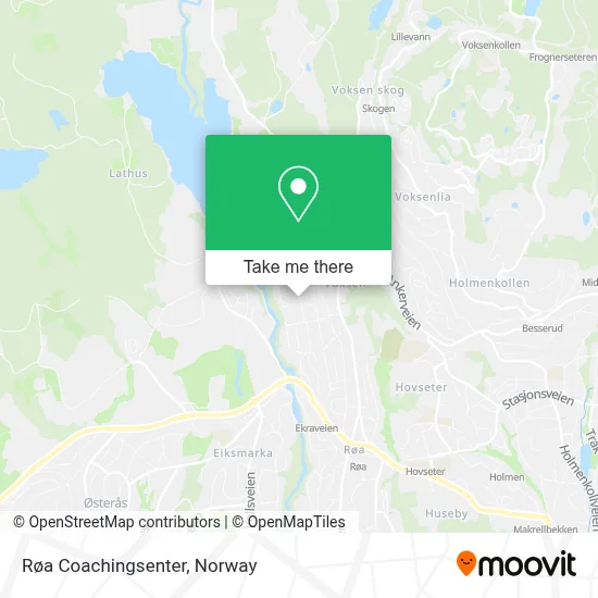 Røa Coachingsenter map