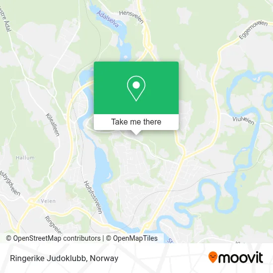 Ringerike Judoklubb map