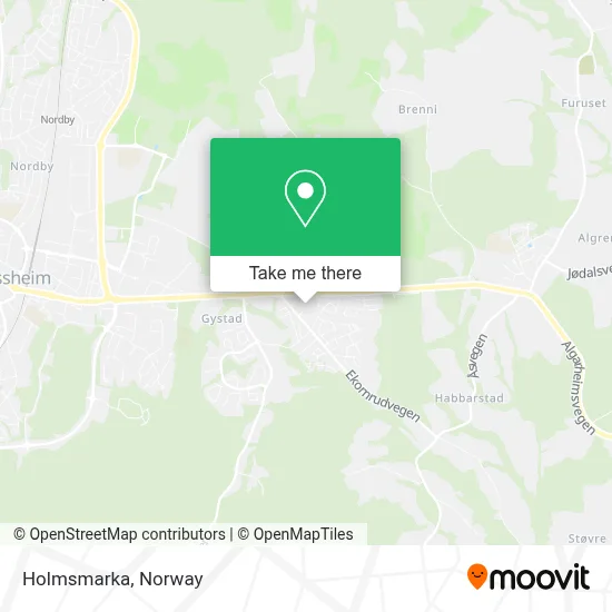 Holmsmarka map