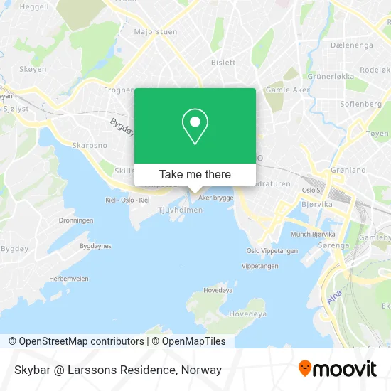 Skybar @ Larssons Residence map