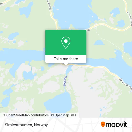 Simlestraumen map