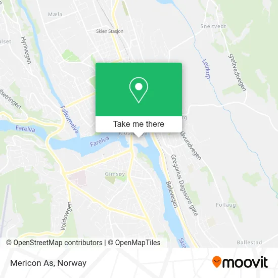 Mericon As map