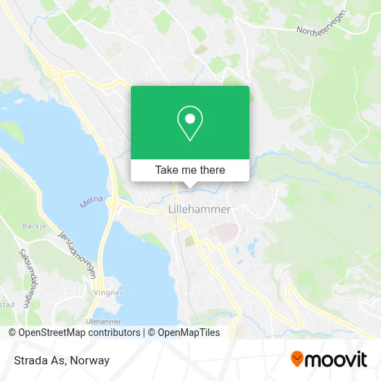 Strada As map