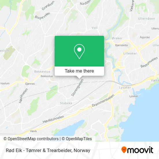 Rød Eik - Tømrer & Trearbeider map
