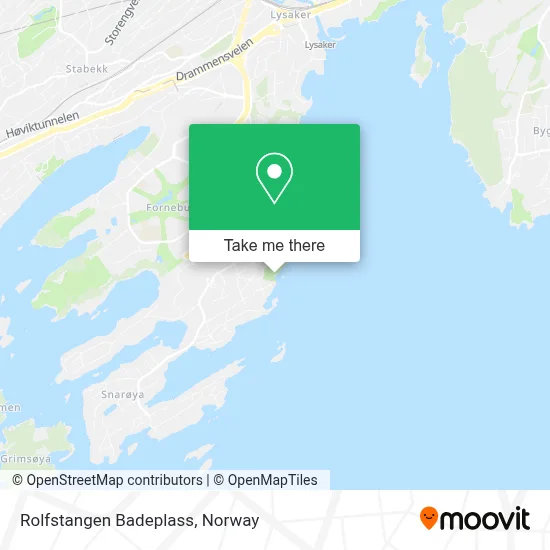 Rolfstangen Badeplass map