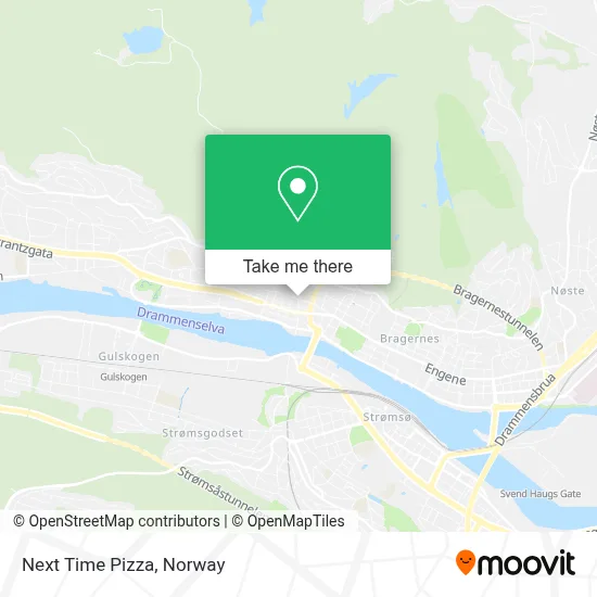 Next Time Pizza map