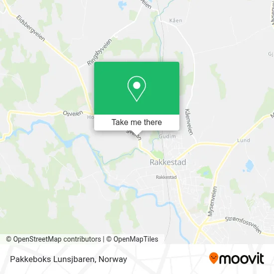 Pakkeboks Lunsjbaren map