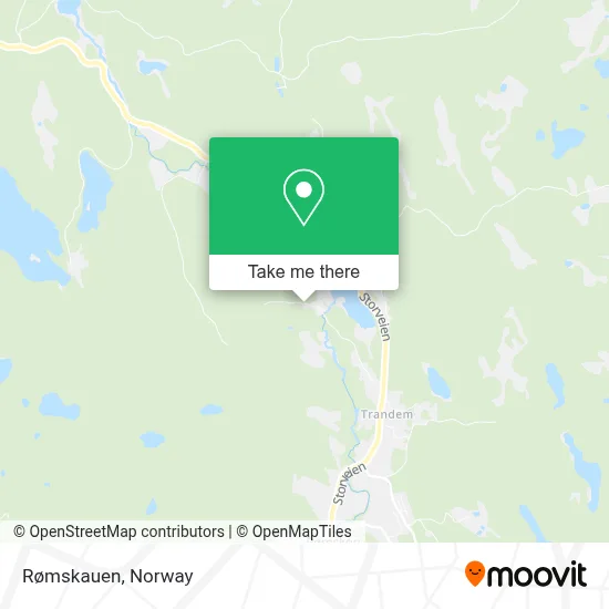 Rømskauen map