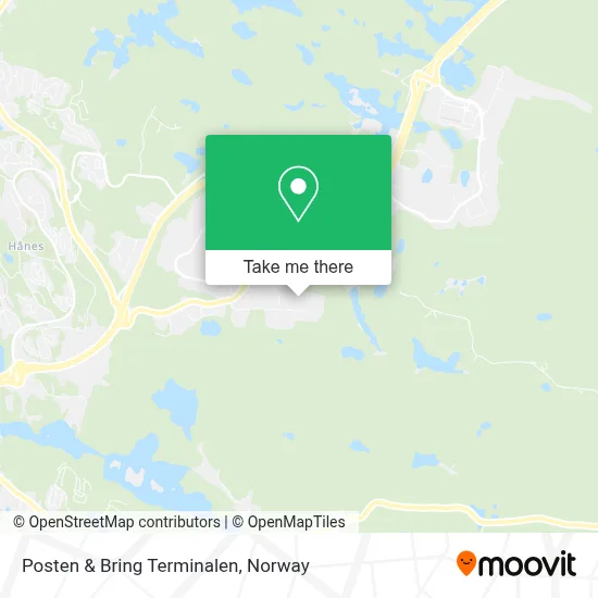 Posten & Bring Terminalen map