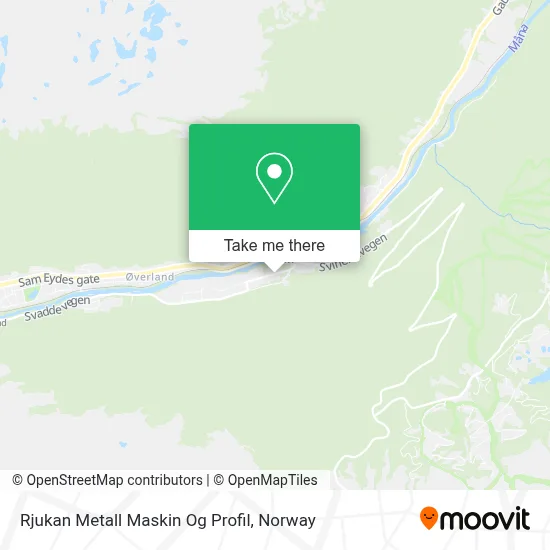 Rjukan Metall Maskin Og Profil map
