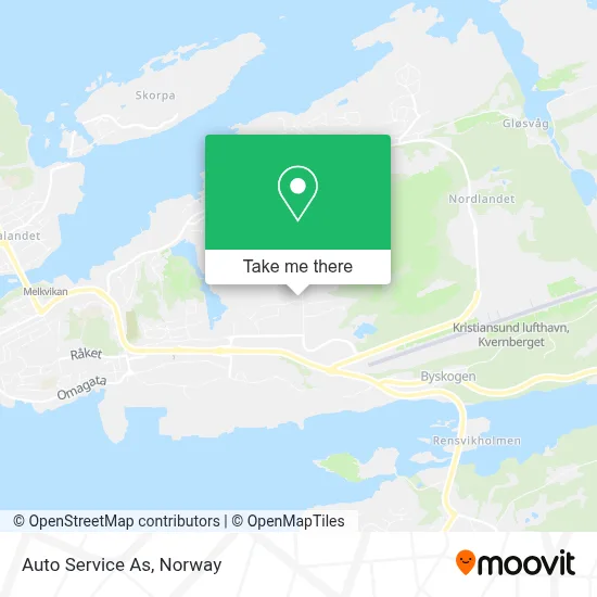 Auto Service As map