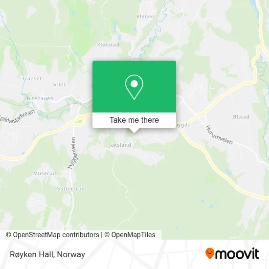 Røyken Hall map