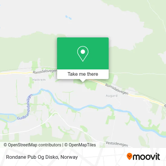 Rondane Pub Og Disko map