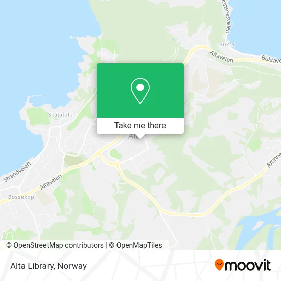 Alta Library map