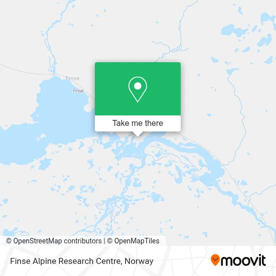 Finse Alpine Research Centre map
