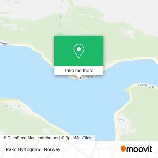 Rake Hyttegrend map