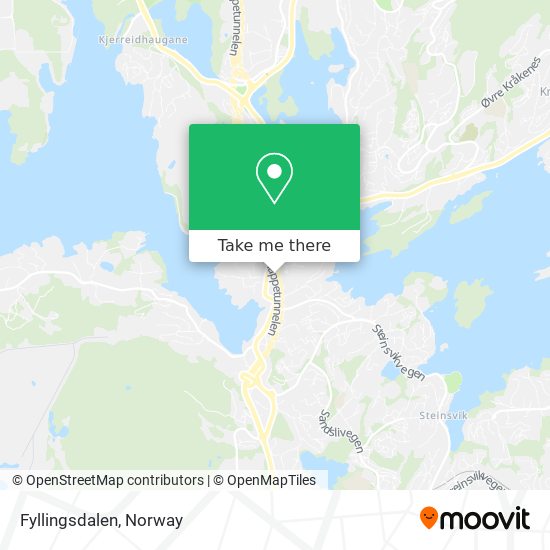 Fyllingsdalen map