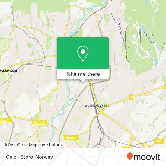 Oslo - Storo map