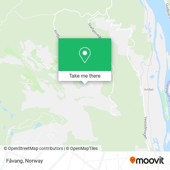 Fåvang map