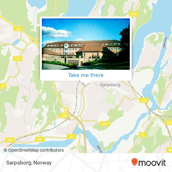 Sarpsborg map
