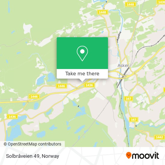 Solbråveien 49 map