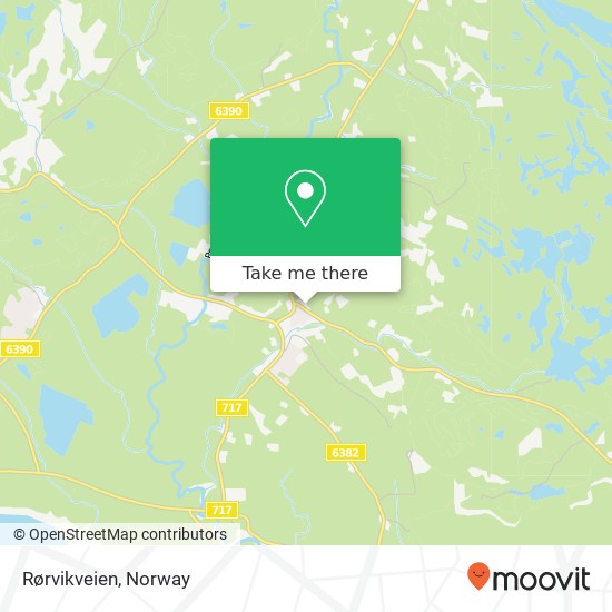 Rørvikveien map