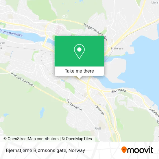 Bjørnstjerne Bjørnsons gate map
