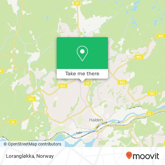 Lorangløkka map