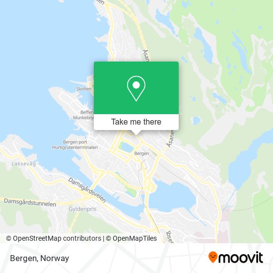 Bergen map