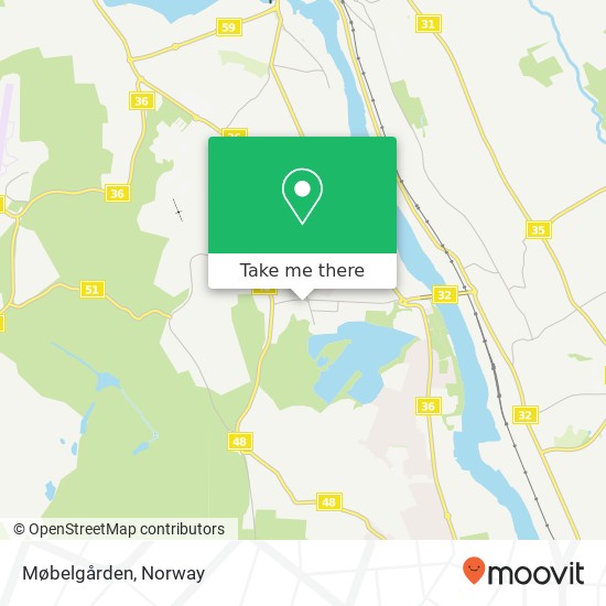 Møbelgården map