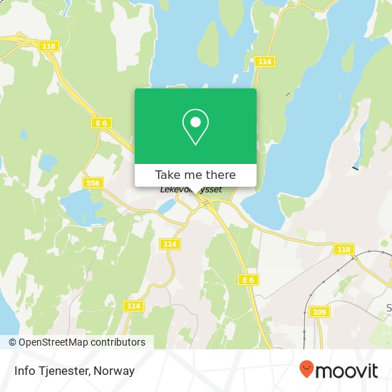 Info Tjenester map
