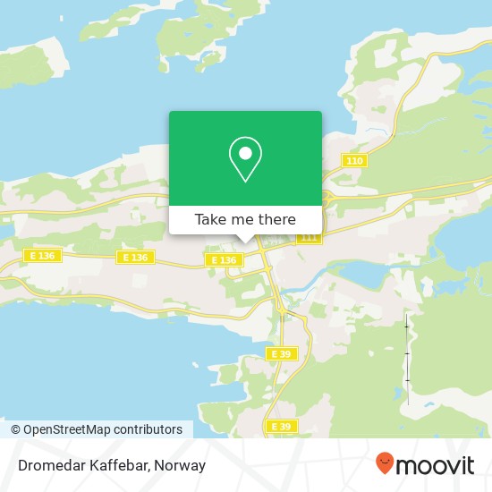 Dromedar Kaffebar map