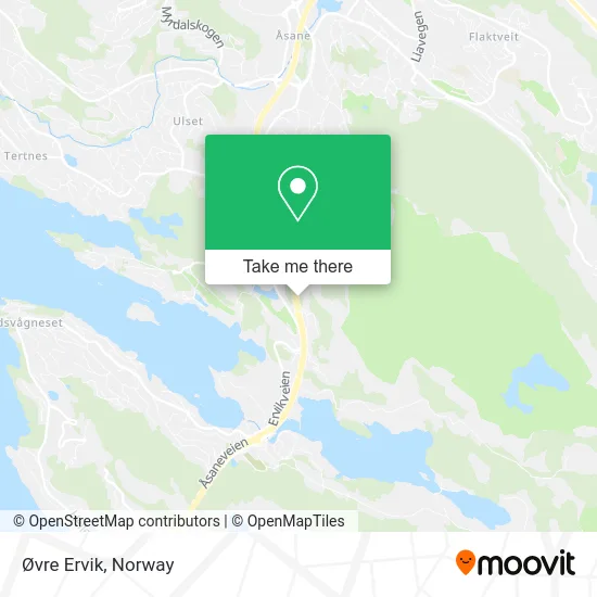 Øvre Ervik map