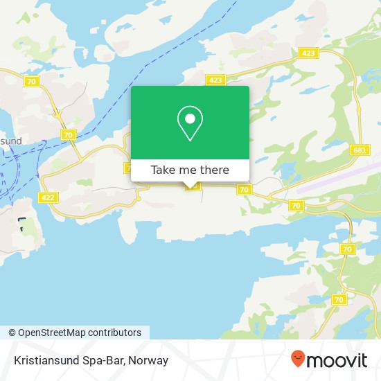 Kristiansund Spa-Bar map