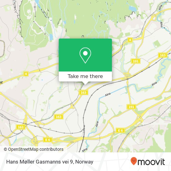 Hans Møller Gasmanns vei 9 map