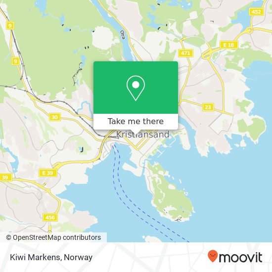 Kiwi Markens map