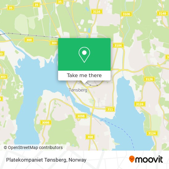 Platekompaniet Tønsberg map