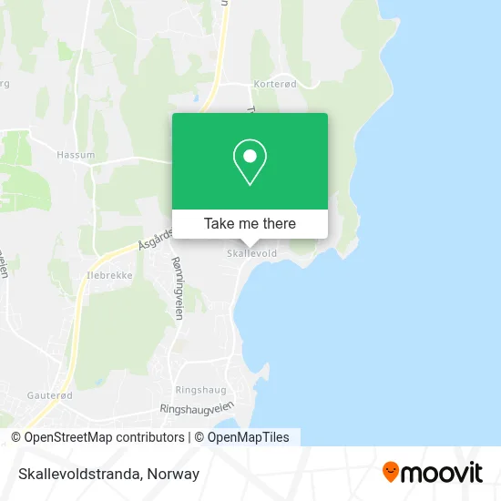 Skallevoldstranda map
