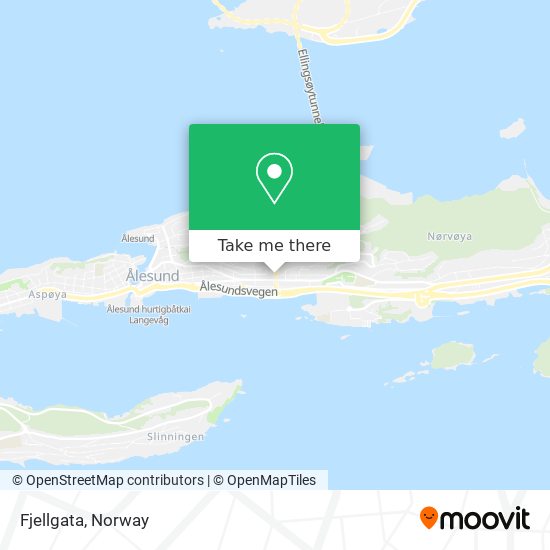 Fjellgata map