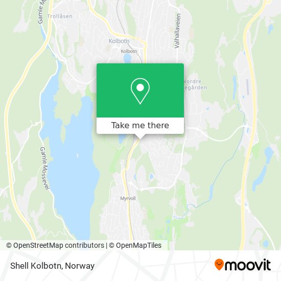 Shell Kolbotn map