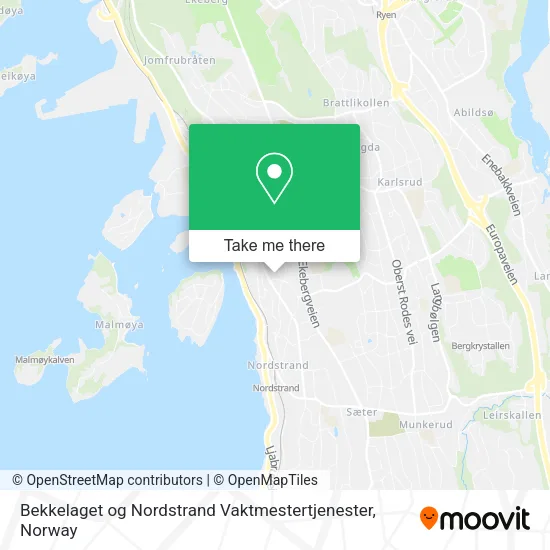 Bekkelaget og Nordstrand Vaktmestertjenester map