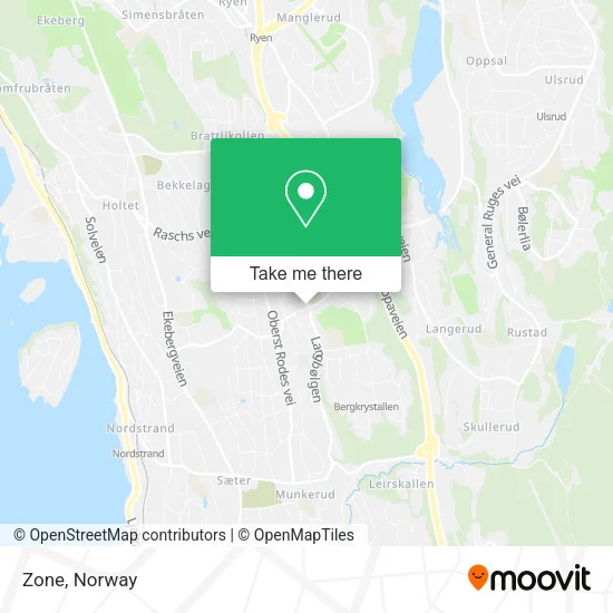 Zone map