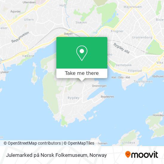 Julemarked på Norsk Folkemuseum map