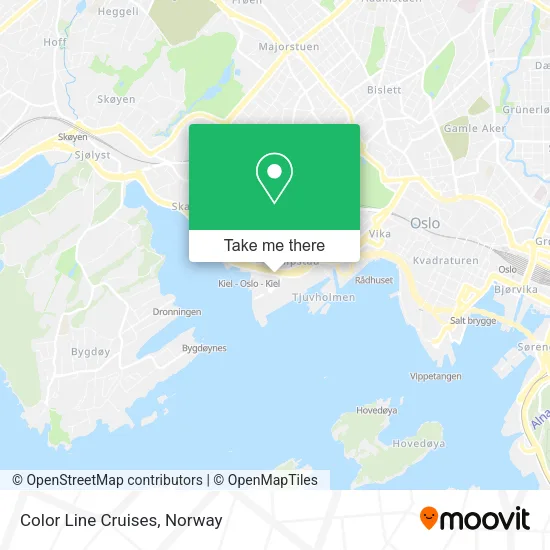 Color Line Cruises map