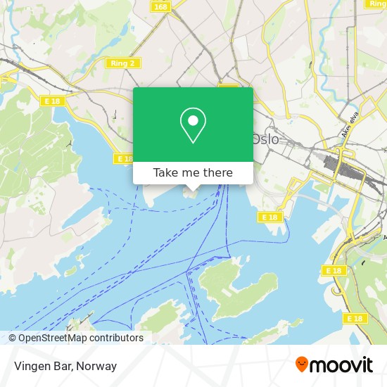 Vingen Bar map