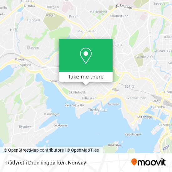 Rådyret i Dronningparken map